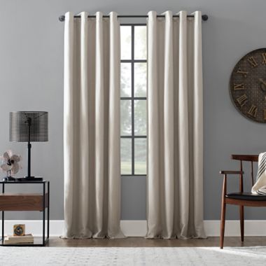 Archaeo&reg; 63-Inch Grommet Blackout Window Curtain Panel in Pearl (Single). View a larger version of this product image.