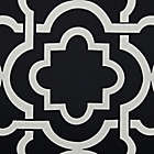 Alternate image 5 for Sun Zero&reg; Barnett Trellis 84-Inch Grommet Room Darkening Curtain Panel in Black (Single)