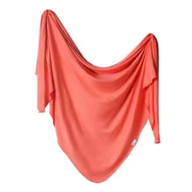 Copper Pearl Stella Knit Swaddle Blanket in Pink. View a larger version of this product image.