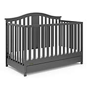 Graco&reg; Solano 4-in-1 Convertible Crib with Drawer in Grey