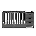 Alternate image 5 for Graco&reg; Remi 4-in-1 Convertible Crib and Changer in Gray