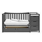 Alternate image 8 for Graco&reg; Remi 4-in-1 Convertible Crib and Changer in Gray