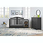 Alternate image 2 for Graco&reg; Solano 4-in-1 Convertible Crib and Changer in Gray