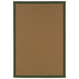 Cabana Bay Lakeview Burke 1'8 x 3'7 Indoor/Outdoor Accent Rug in Green