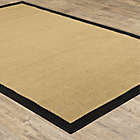 Alternate image 1 for Cabana Bay Lakeview Burke 2&#39; x 3&#39; Indoor/Outdoor Accent Rug in Black