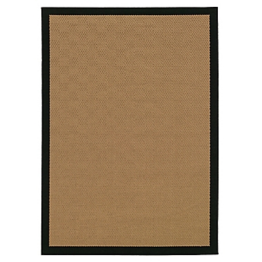 Cabana Bay Lakeview Burke 2&#39; x 3&#39; Indoor/Outdoor Accent Rug in Black. View a larger version of this product image.