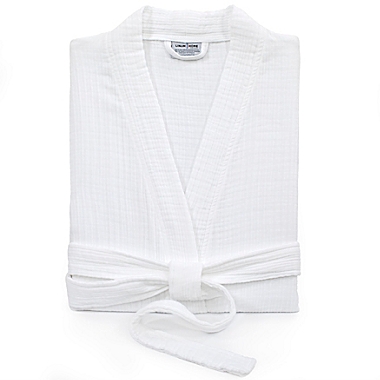 Linum Home Textiles Smyrna Turkish Cotton Unisex Bathrobe. View a larger version of this product image.