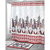 Avanti 72-Inch Square Christmas Gnome Shower Curtain