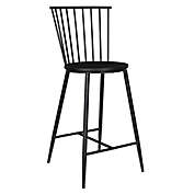 OSP Home Furnishings Bryce 26-Inch Counter Stool with Black Metal Frame