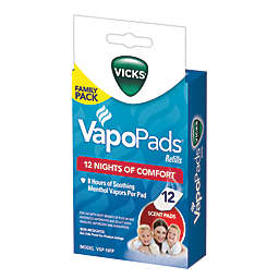 Vicks® 12-Pack VapoPads® Soothing Vapors Replacement Pads with Soothing Menthol Vapors