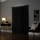 Alternate image 7 for Sun Zero&reg; Beck Geometric Ogee 96-Inch Blackout Curtain Panel in Coal Grey (Single)