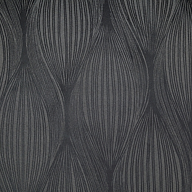 Sun Zero&reg; Beck Geometric Ogee 96-Inch Blackout Curtain Panel in Coal Grey (Single). View a larger version of this product image.