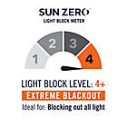 Alternate image 8 for Sun Zero&reg; Beck Geometric Ogee 96-Inch Blackout Curtain Panel in Coal Grey (Single)