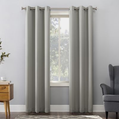 Mariah 95-Inch Grommet Curtain in Silver Gray (Single)