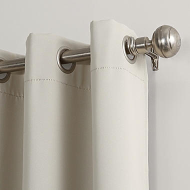 Sun Zero&reg; Mariah 63-Inch Grommet Curtain Panel in Pearl (Single). View a larger version of this product image.