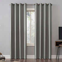 Sun Zero® Oslo Theater Grade 95 -Inch 100% Blackout Curtain Panel in Silver Grey (Single)