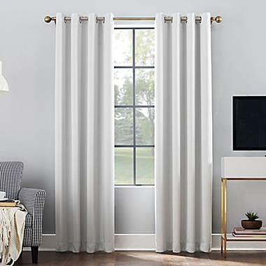 Sun Zero&reg; Oslo Theater Grade 120-Inch 100% Blackout Window Curtain Panel in Pearl (Single). View a larger version of this product image.