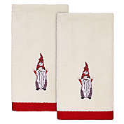 Avanti Christmas Gnomes Fingertip Towels in Ivory (Set of 2)