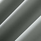 Alternate image 5 for Sun Zero&reg; Saxon 108-Inch Grommet Room Darkening Curtain Panel in Silver Grey (Single)