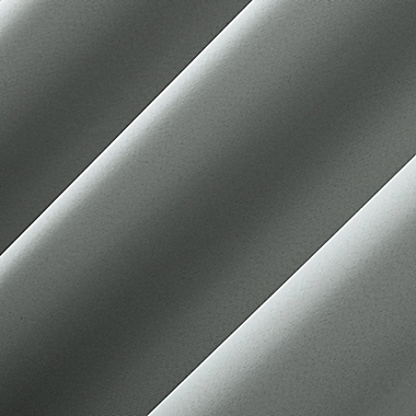 Sun Zero&reg; Saxon 108-Inch Grommet Room Darkening Curtain Panel in Silver Grey (Single). View a larger version of this product image.