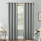 Alternate image 0 for Sun Zero&reg; Saxon 108-Inch Grommet Room Darkening Curtain Panel in Silver Grey (Single)