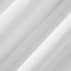 Alternate image 3 for Archaeo&reg; 84-Inch Slub Textured Rod Pocket Light Filtering Curtain Panel in White (Single)