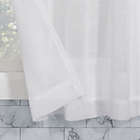Alternate image 2 for Archaeo&reg; Slub Textured 36-Inch Kitchen Window Curtain Tier Pairr in Linen