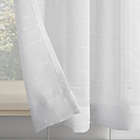 Alternate image 3 for Clean Window&reg; Textured Slub Stripe Anti-Dust Window Curtain Pair
