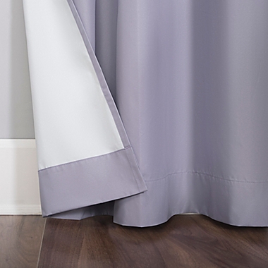 Sun Zero&reg; Harper Bright Vibes Total Blackout 84-Inch Curtain Panel in Lavender (Single). View a larger version of this product image.