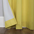 Alternate image 2 for Sun Zero&reg; Harper Bright Vibes Blackout 84-Inch Curtain Panel in Sunflower Yellow (Single)