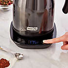 Alternate image 1 for Dash&reg; 1.7-Liter Insulated Electric Kettle with Temperature Control in Black