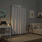 Alternate image 7 for Sun Zero&reg; Harper Bright Vibes Total Blackout 63-Inch Curtain Panel in White (Single)