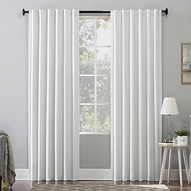 Sun Zero&reg; Amherst Velvet 84-Inch Thermal Total Blackout Curtain Panel in Pearl (Single). View a larger version of this product image.