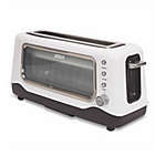 Alternate image 2 for Dash&reg; Clear View 2-Slice Toaster in White