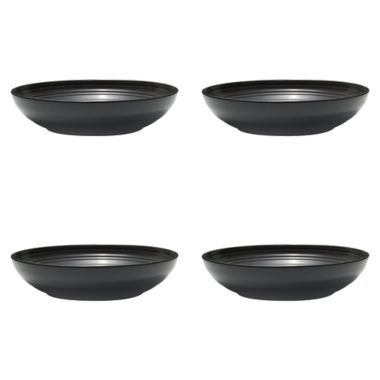 Mikasa&reg; Swirl Ombre Coupe 16-Piece Dinnerware Set in Graphite. View a larger version of this product image.
