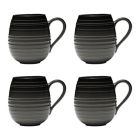 Alternate image 2 for Mikasa&reg; Swirl Ombre Coupe 16-Piece Dinnerware Set in Graphite
