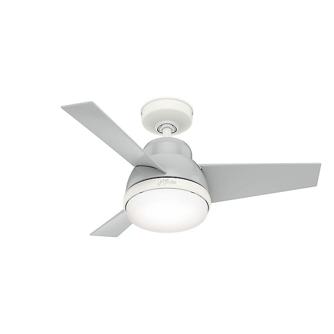 Hunter Valda 36 Inch 2 Light Led, How To Turn On Hunter Ceiling Fan Without Remote