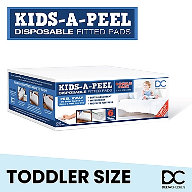 Delta Children&reg; Kids-A-Peel 6-Layer Disposable Toddler Mattress Pad. View a larger version of this product image.