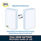 Alternate image 3 for Serta&reg; Perfect Balance 3-inch Mini Crib Mattress in White