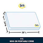 Alternate image 6 for Serta&reg; Perfect Balance 3-inch Mini Crib Mattress in White