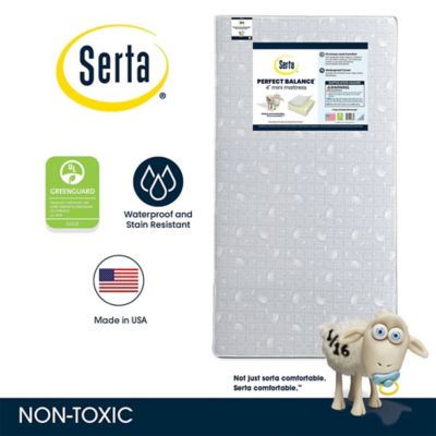 serta perfect balance organic crib mattress