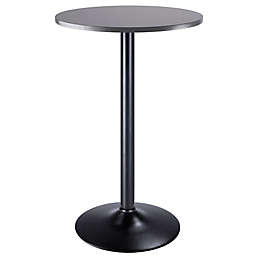Tarah Round Pub Table in Black/Grey