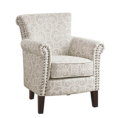 Madison Park&reg; Brooke Tight Back Club Chair in Natural. View a larger version of this product image.