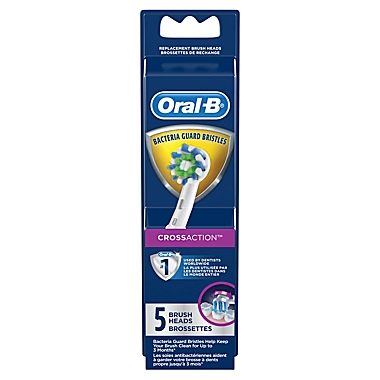 Oral-B CrossAction Replacement Electric Toothbrush Heads (5-Pack). View a larger version of this product image.