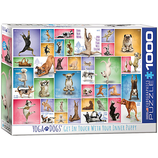 Alternate image 1 for Eurographics 1,000-Piece Yoga Dogs Puzzle