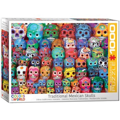 Eurographics Traditional Mexican Skulls 1000-Piece Jigsaw Puzzle