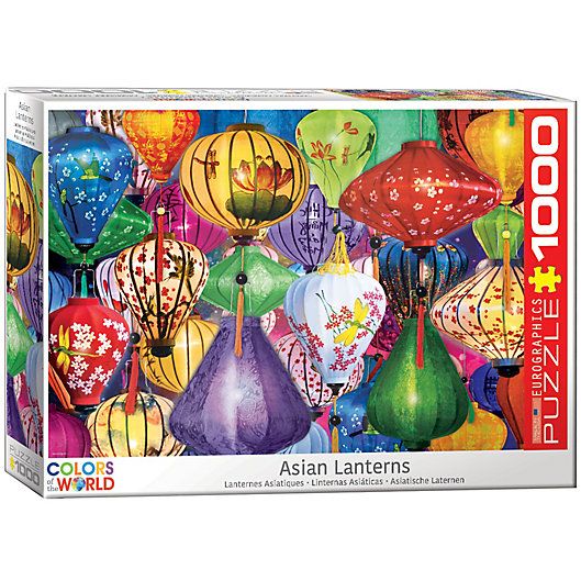 Alternate image 1 for Eurographics Asian Lanterns 1000-Piece Jigsaw Puzzle