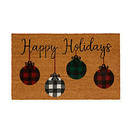 Elrene Home Fashions Holidays Ornaments 18" x 30" Coir Door Mat