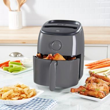 Dash&reg; Express Tasti-Crisp&trade; 2.6 qt. Air Fryer in Grey. View a larger version of this product image.