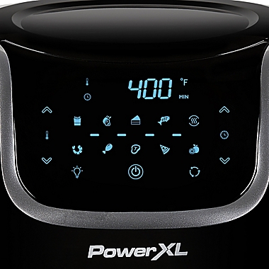 PowerXL 10 qt. Vortex Air Fryer Pro in Black. View a larger version of this product image.